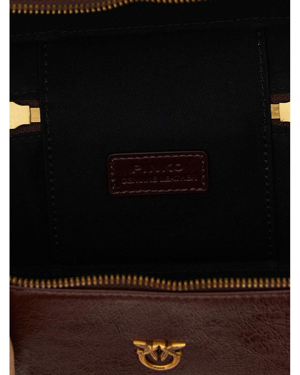 Pinko Brown 'Vanity Soft' Mini Crossbody Bag