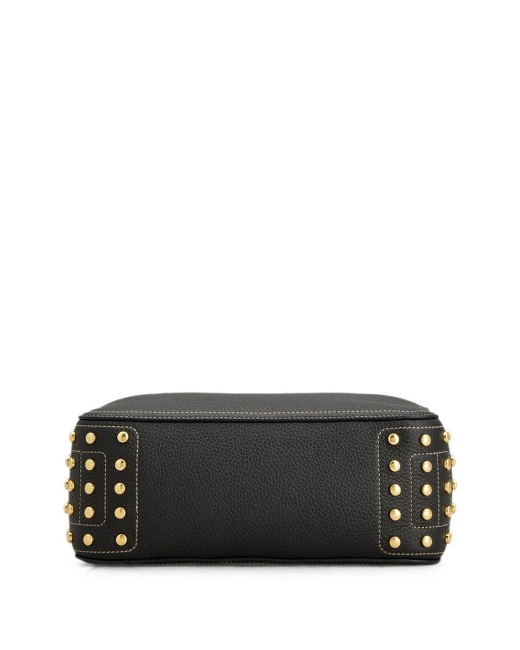 Tod's Black Metal Dots Shoulder Bag