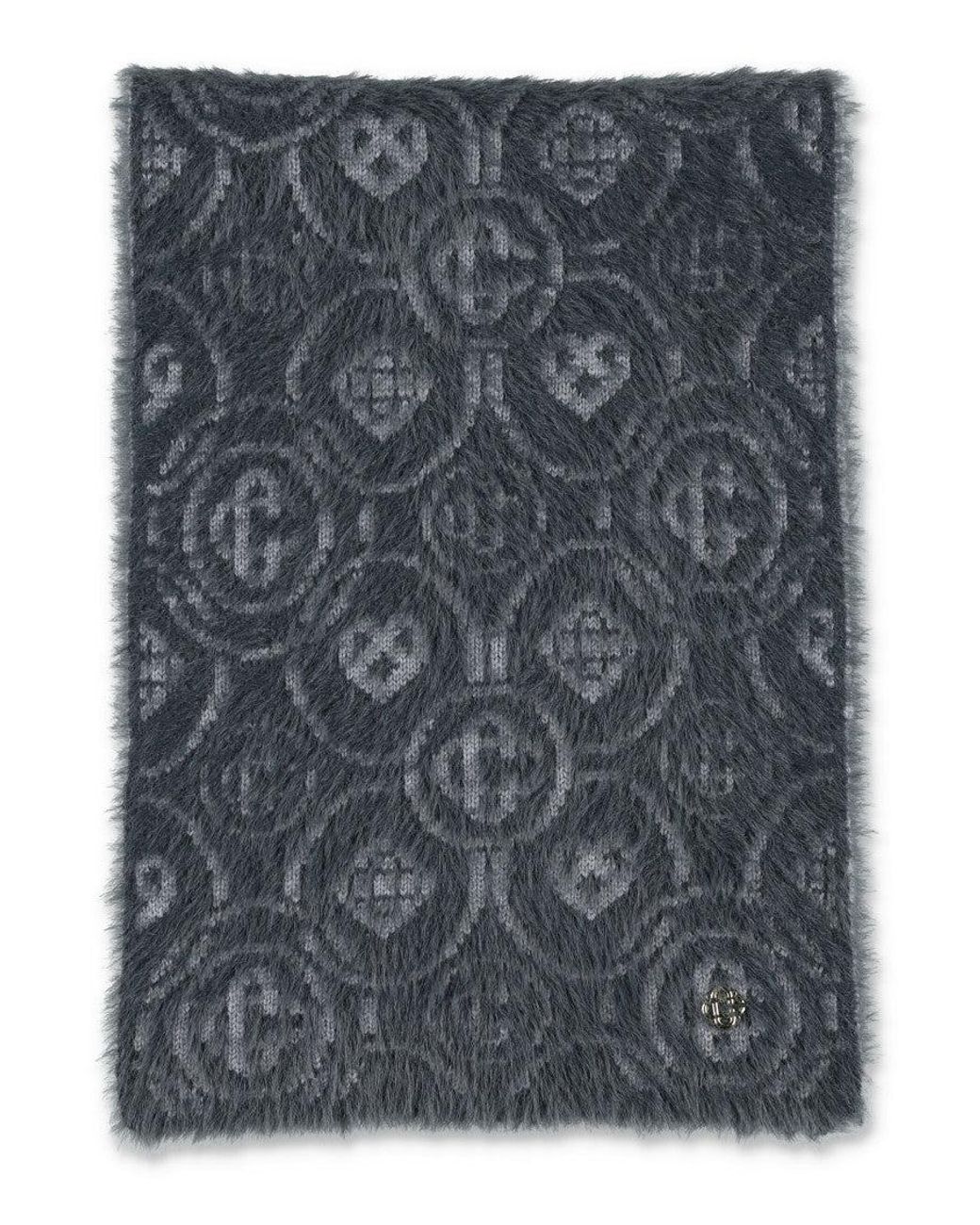 Casablanca Gray Monogram Scarf for men