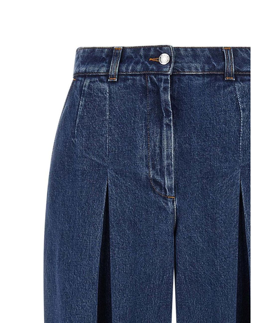 Dolce & Gabbana Blue 'Dolce' Waist Jeans