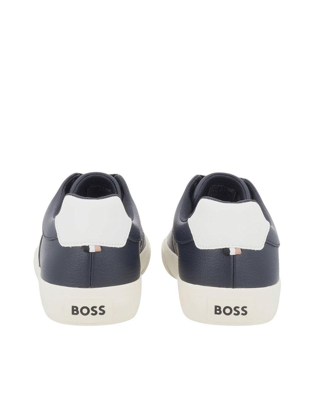 Boss Blue Logo Classic Sneakers for men
