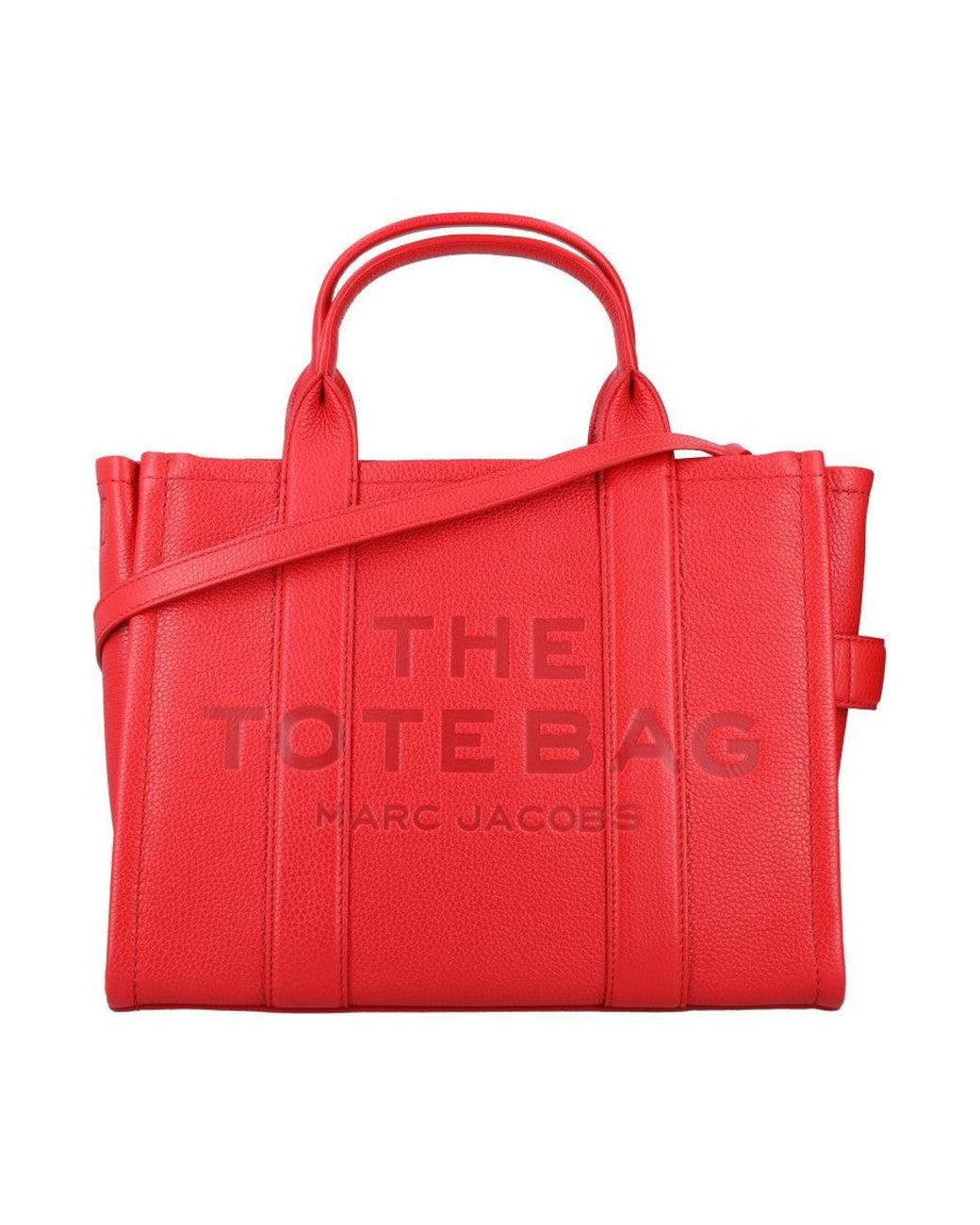 Marc Jacobs Red The Top Zip Medium Tote