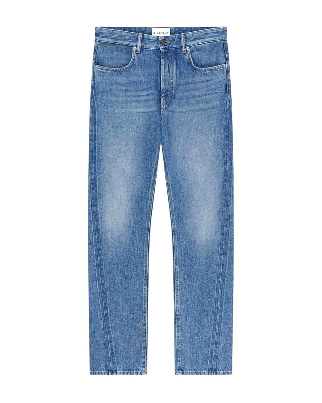 Givenchy Blue Mid Rise Jeans for men