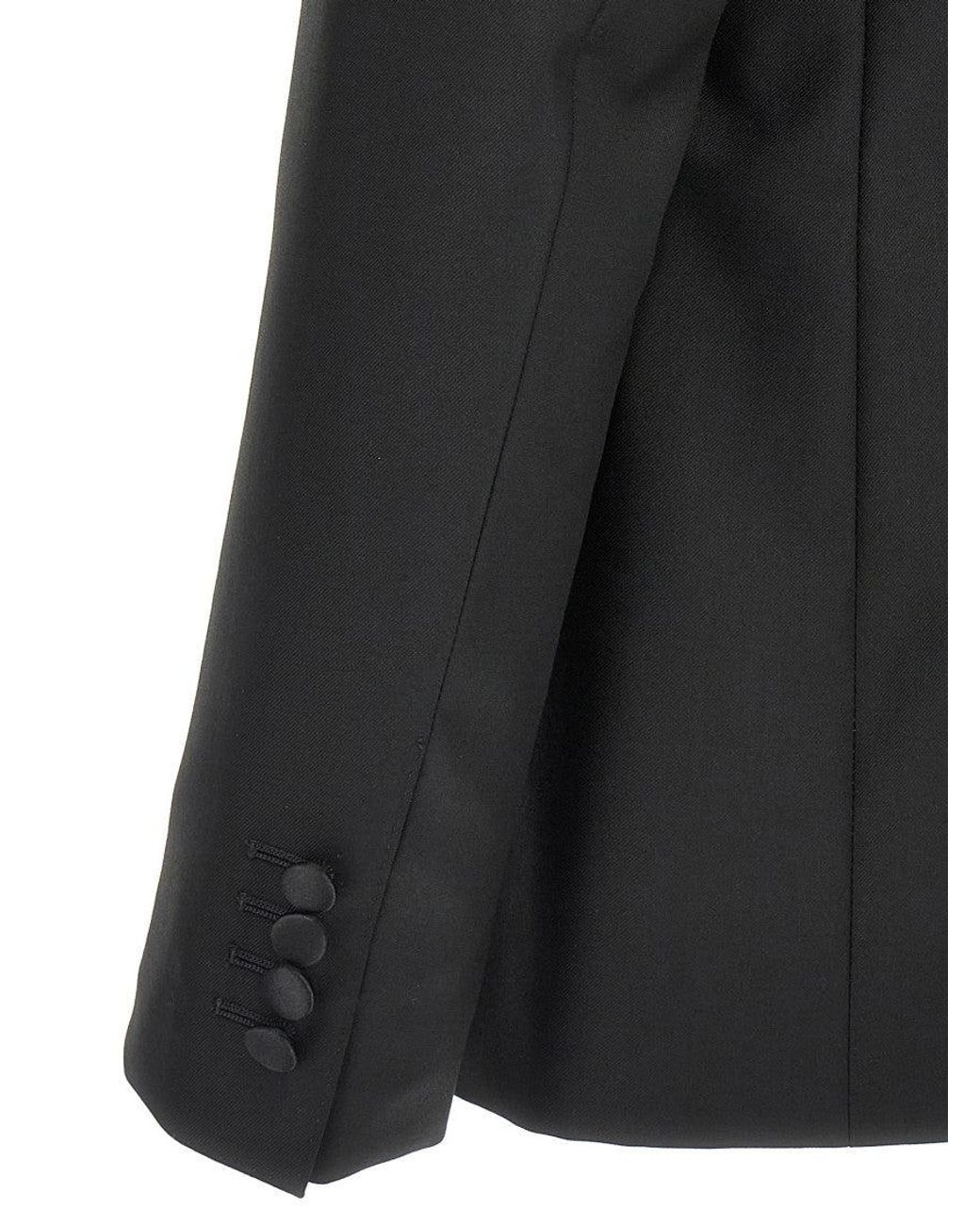 Dolce & Gabbana Black Wool Blend Suit for men