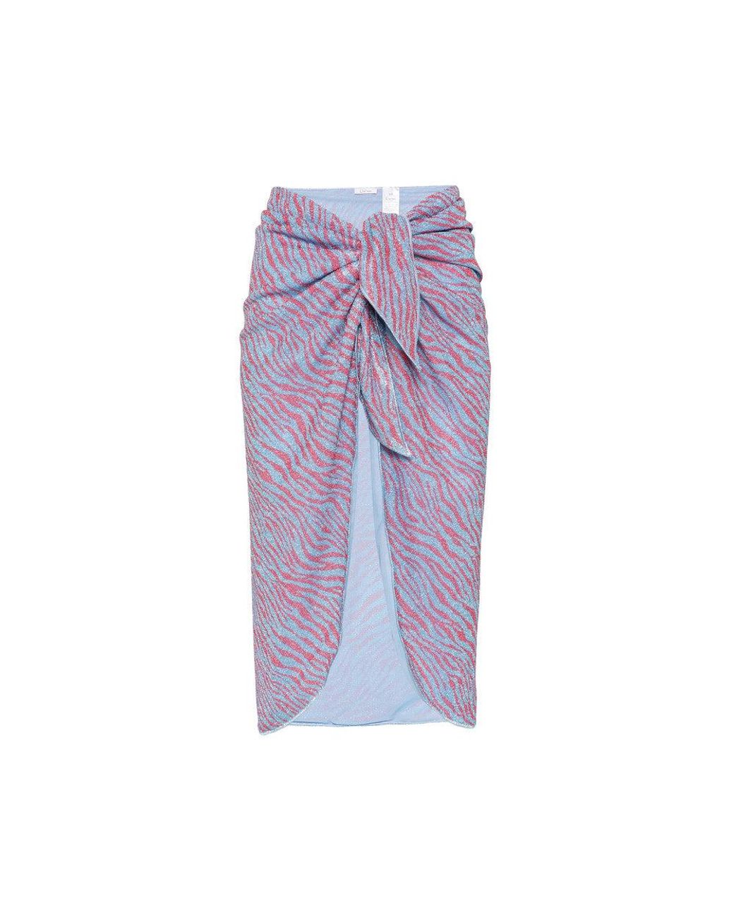 Oseree Purple Animal Print Swimwear