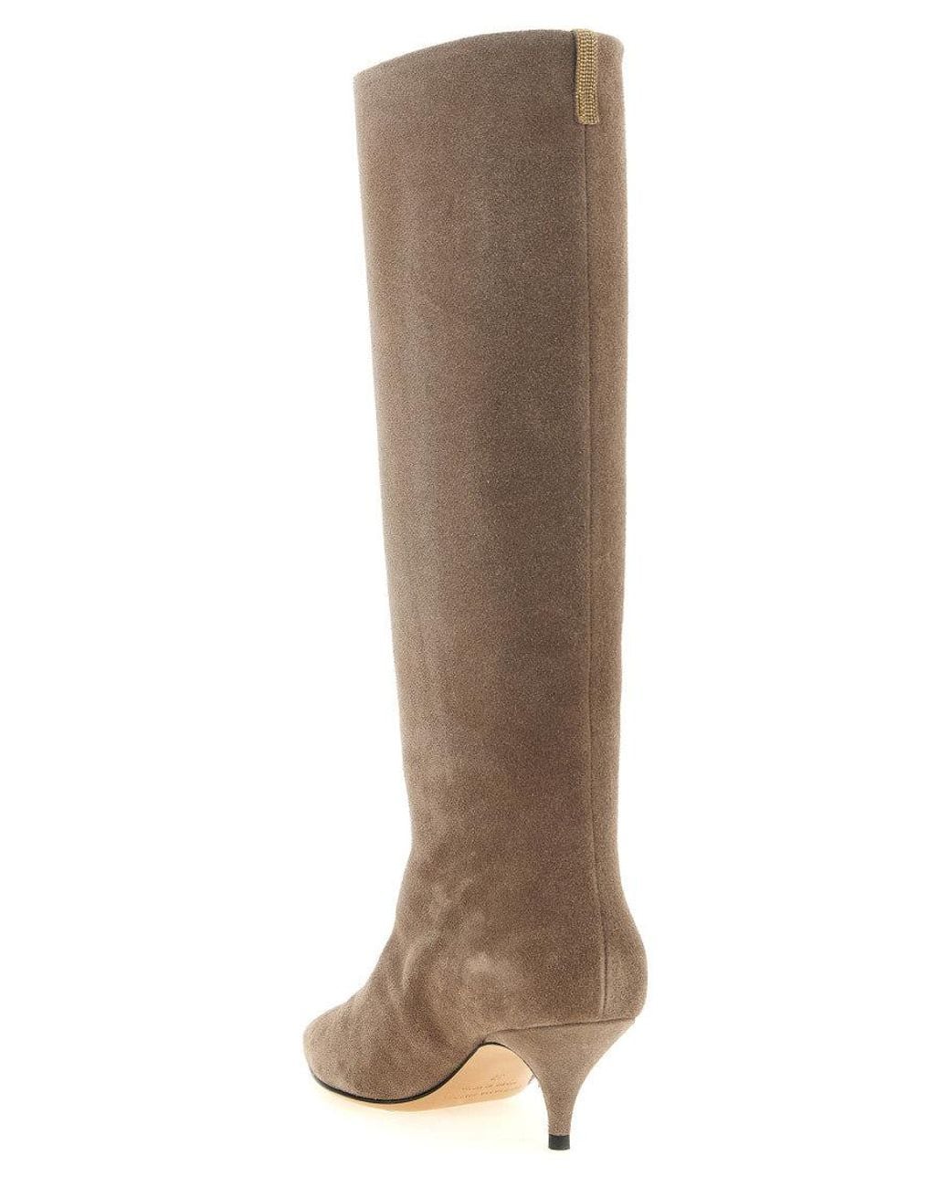 Fabiana Filippi Brown High Suede Boots