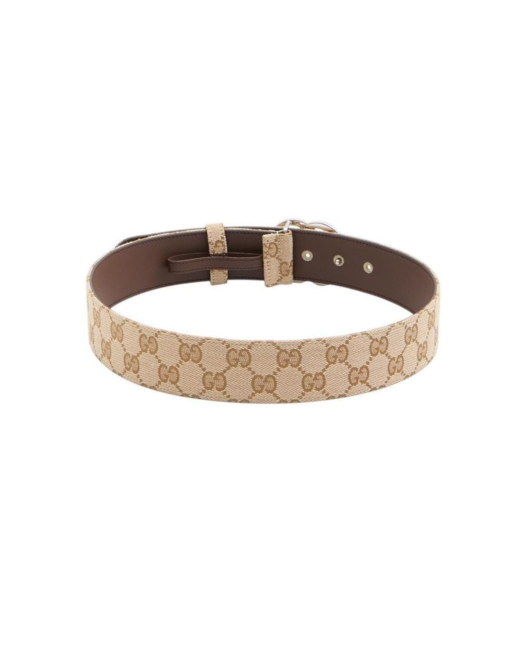 Gucci Brown Gg Buckle Belt