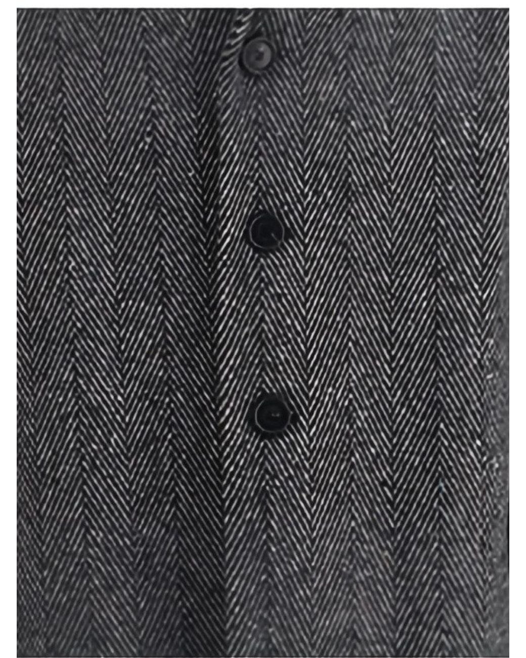 Givenchy Gray Herringbone Coat for men