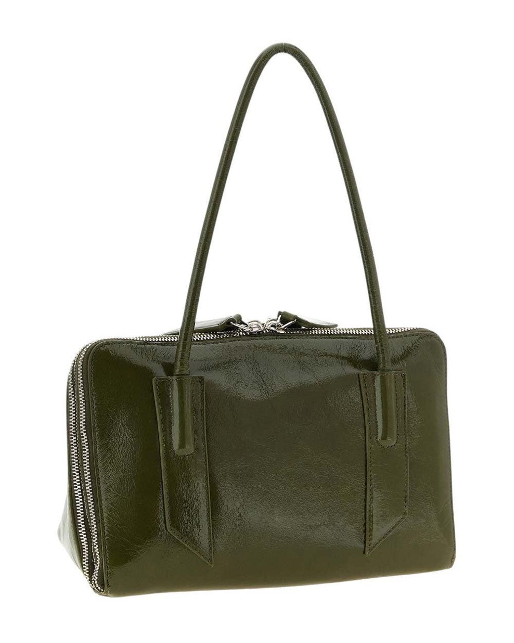 The Attico Green L'Altra Di Milano Large Shoulder Bag