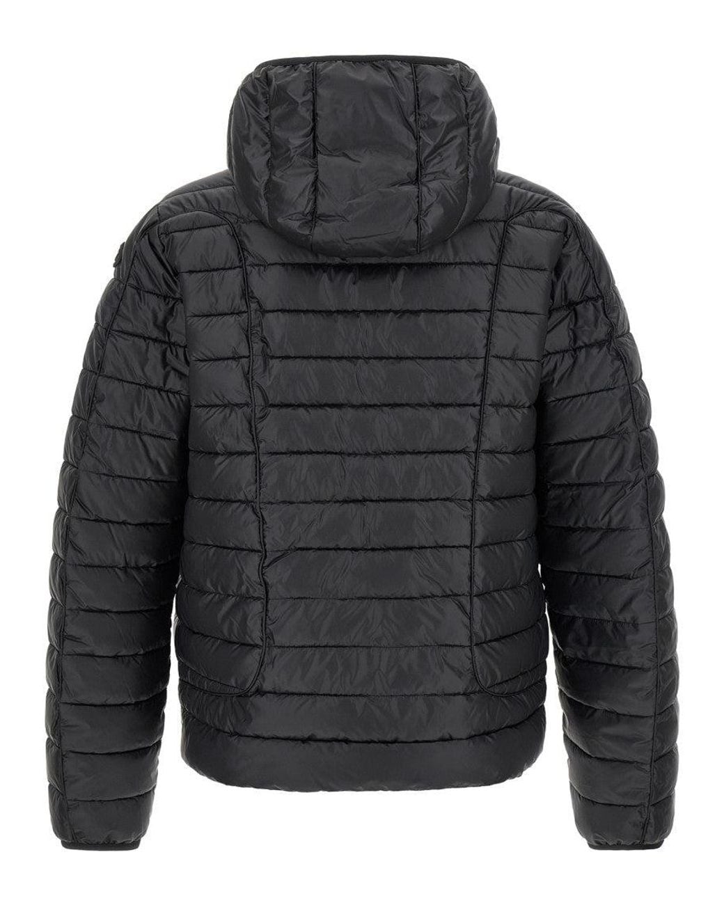 DIESEL Gray Quilted Hood Jacket for men