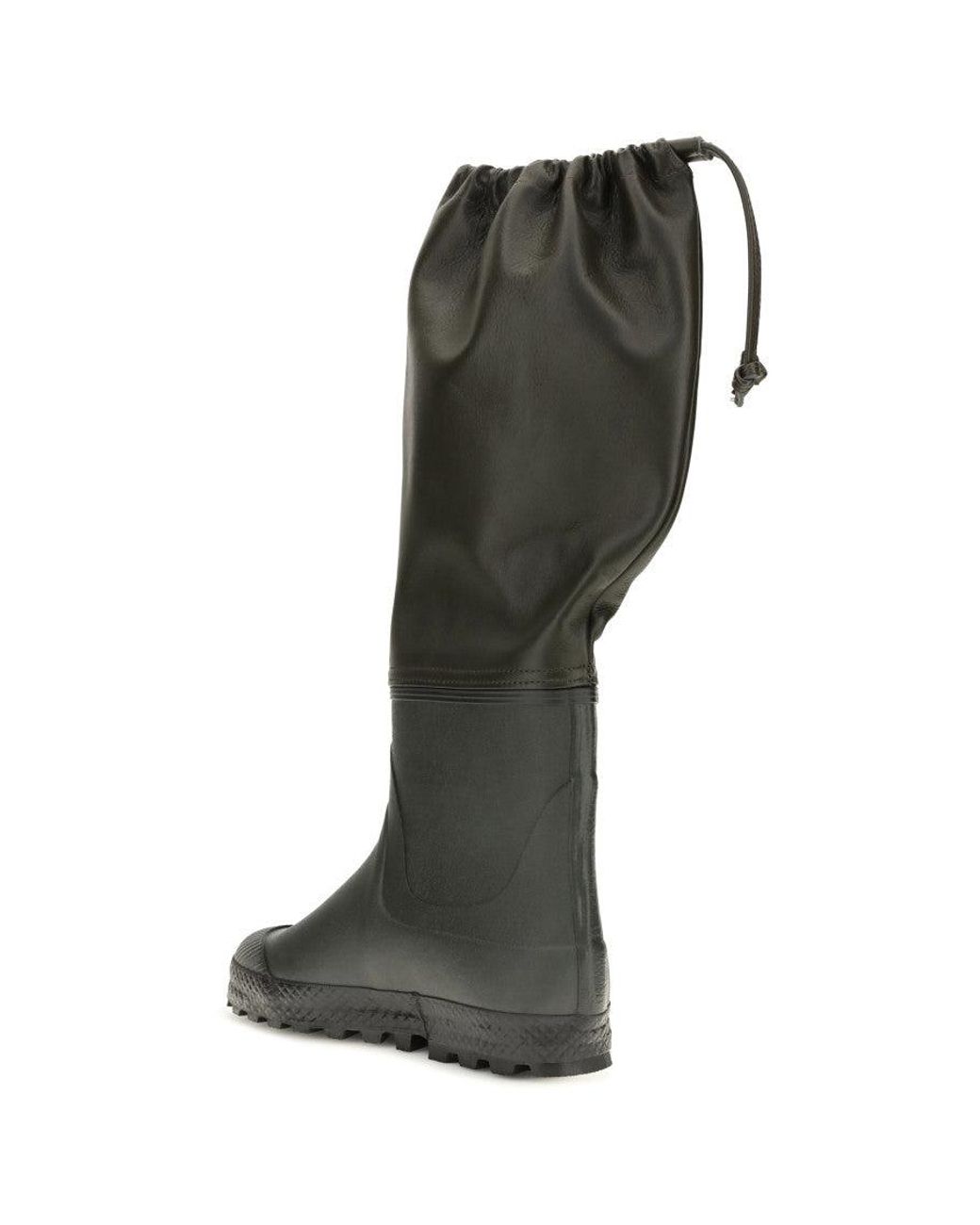 Rier Black Leather Boots for men