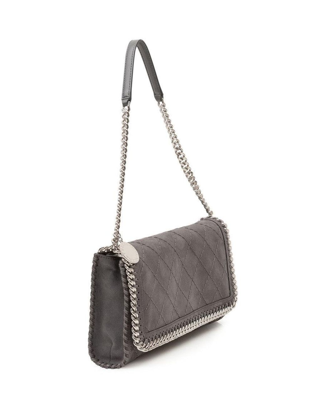 Stella McCartney Gray Falabella Large Messenger Bag