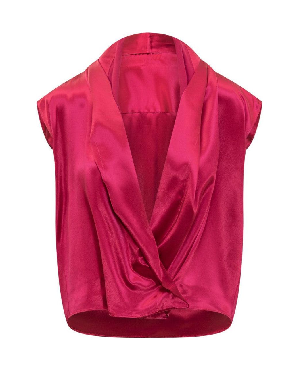 Alberta Ferretti Pink Mini Chic Top