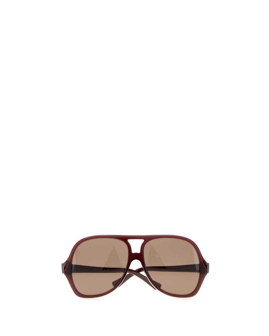 Chloé Brown Oversized Sunglasses