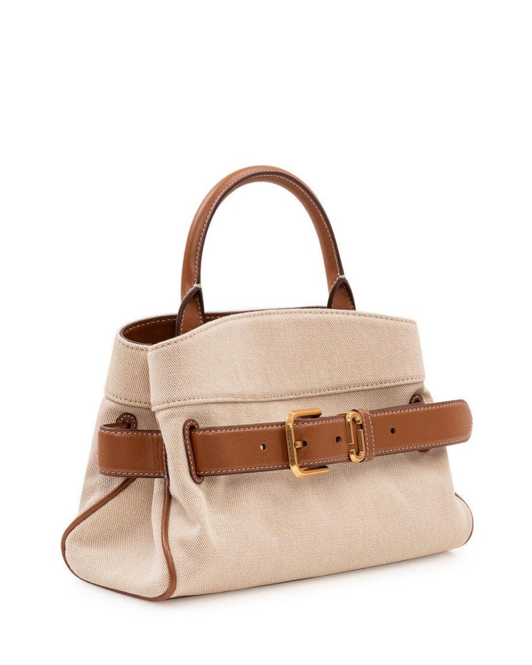 Marc Jacobs Brown Mini Satchel With Belt