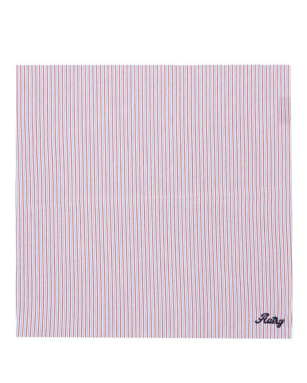 Autry Purple Stripes Scarf for men