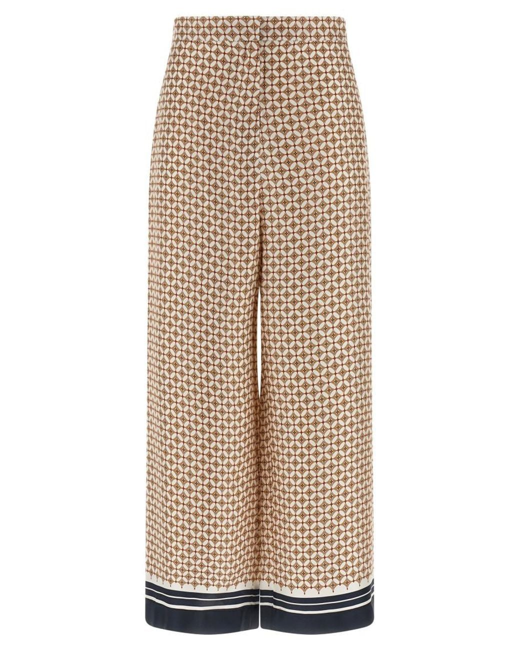 Max Mara Natural Straight Flat Front Pant