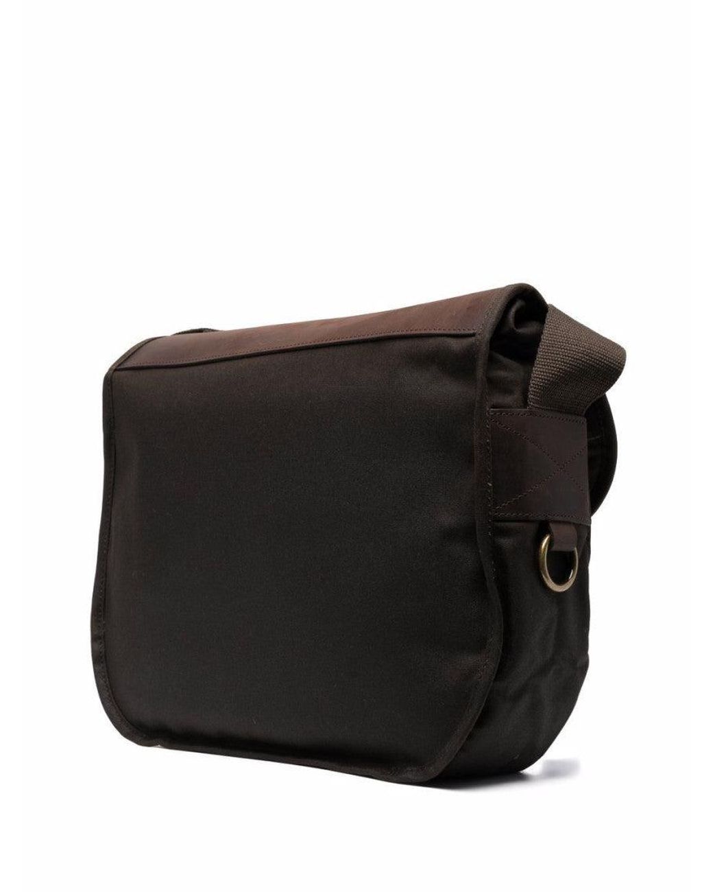 Barbour Black Tarras Messenger Bag for men