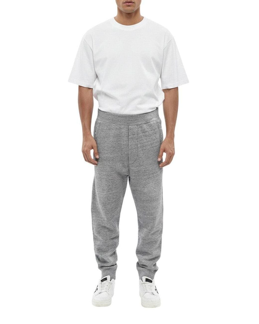 DSquared² Gray Regular Sweatpants for men