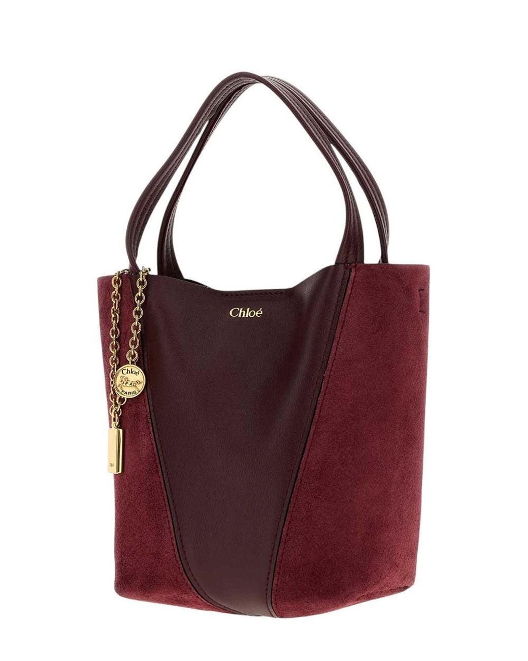 Chloé Red Spin Small Tote