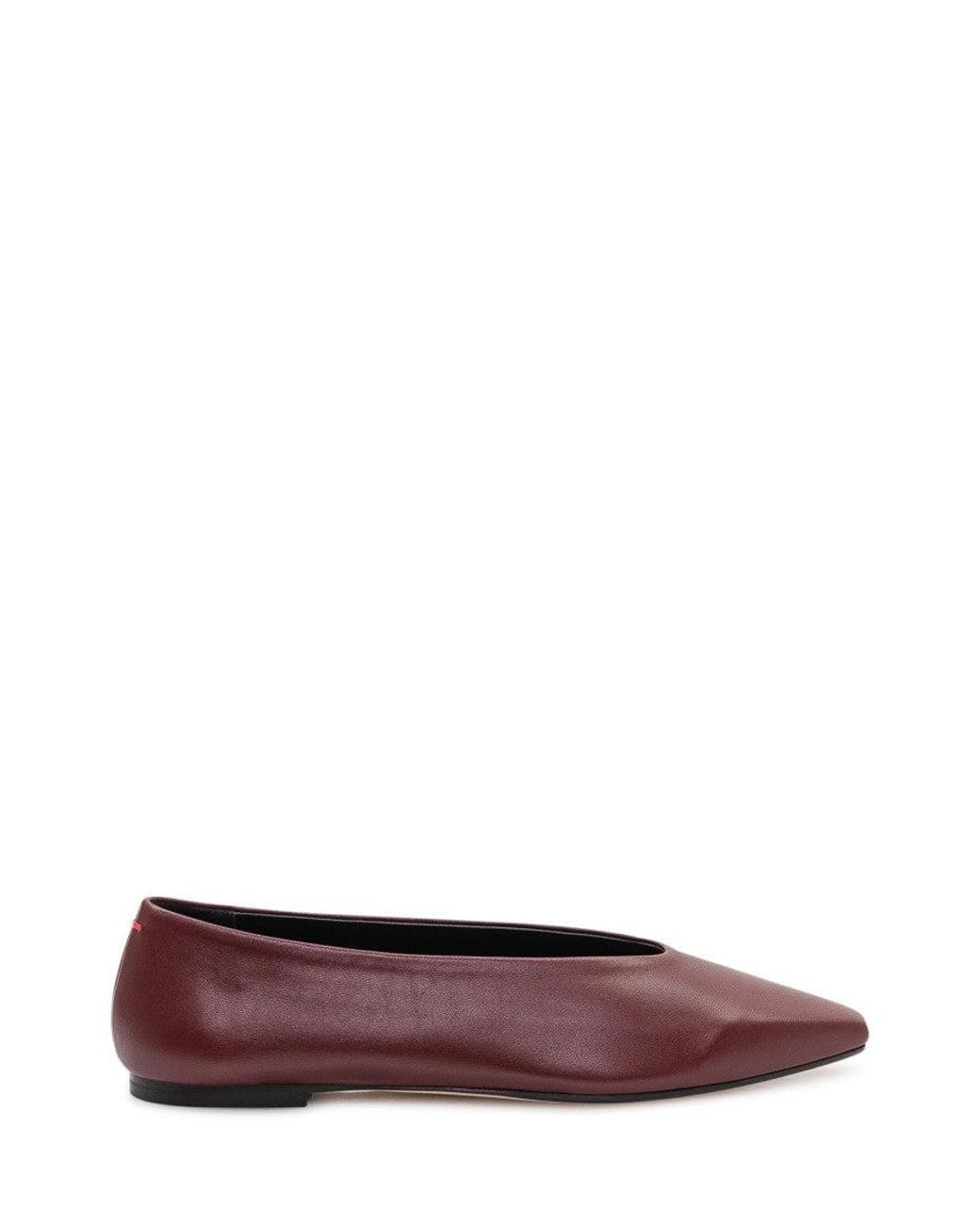 Aeyde Purple Slip On Ballet Flats