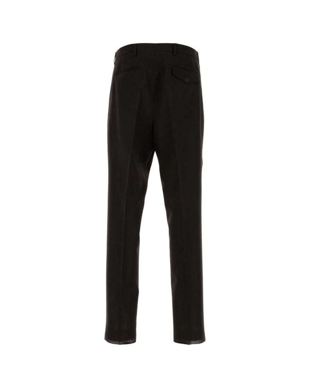 Prada Black Dark Wool Pant for men