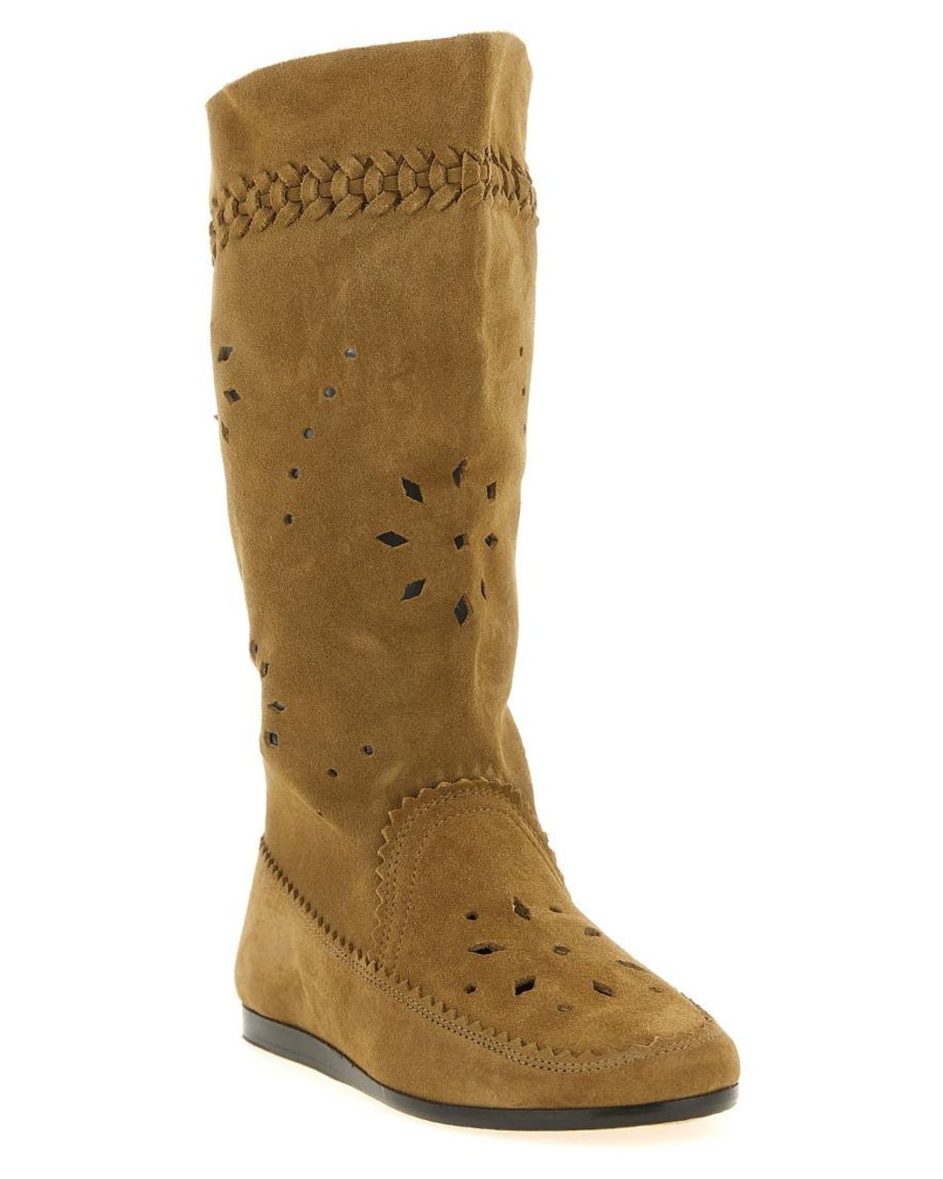Isabel Marant Brown Round Toe Boots