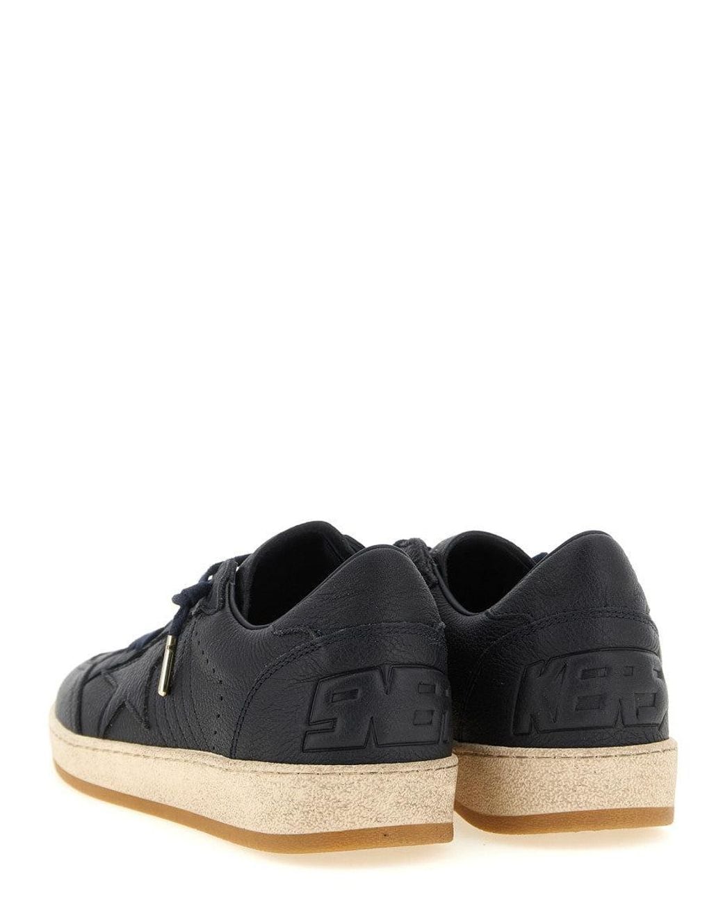 Golden Goose Deluxe Brand Blue Solid Ball Star Sneakers for men