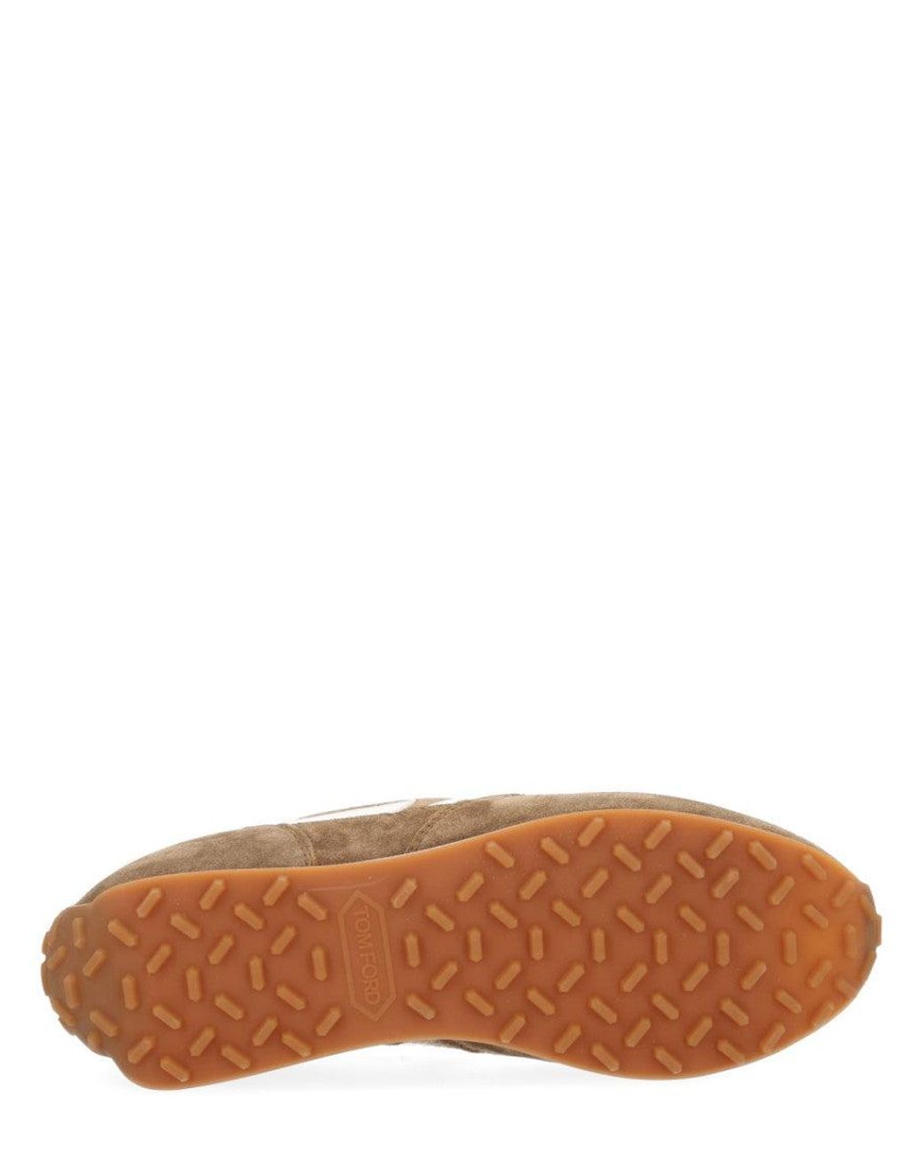 Tom Ford Brown Color Block Sneakers for men