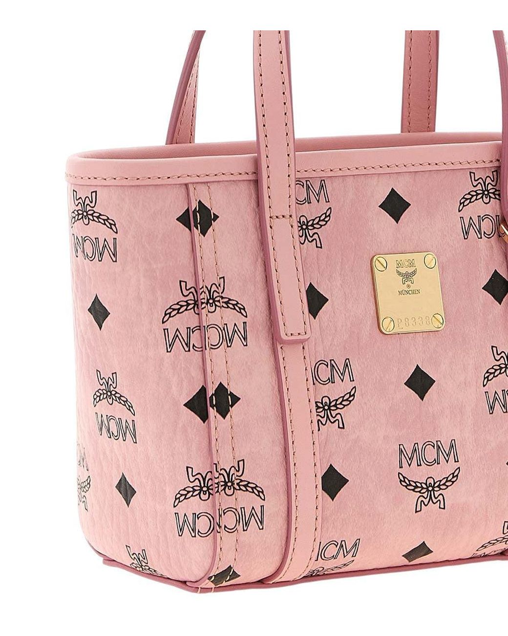 MCM Pink Toni X-Mini Tote