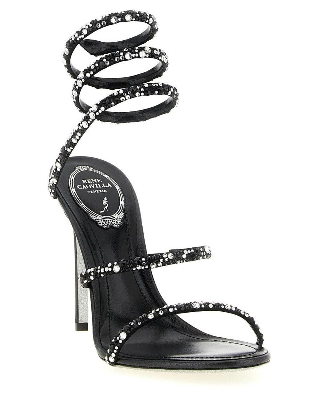 Rene Caovilla Black René Caovilla 'Cleo' Sandals