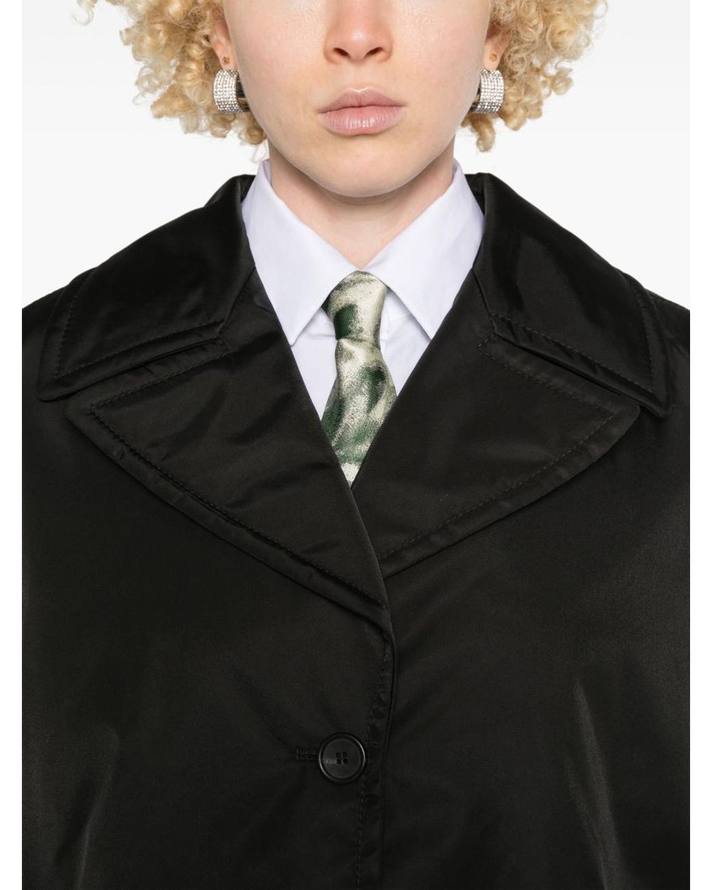 Marni Black Twill Coat