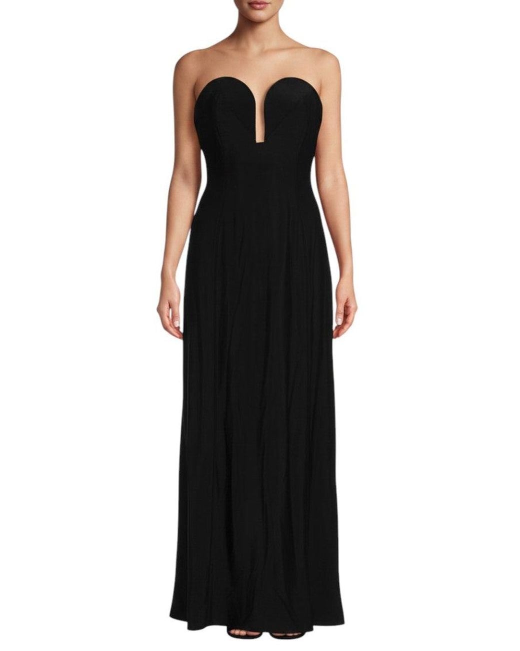 Rabanne Black Strapless Full Length Dress
