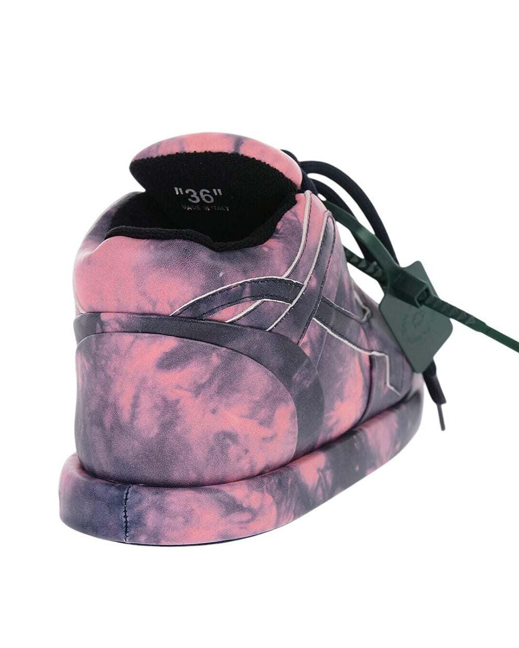 Off-White c/o Virgil Abloh Purple Leather Sneakers