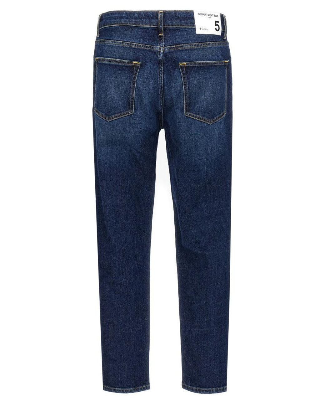 Department 5 Blue Chunky Jeans for men