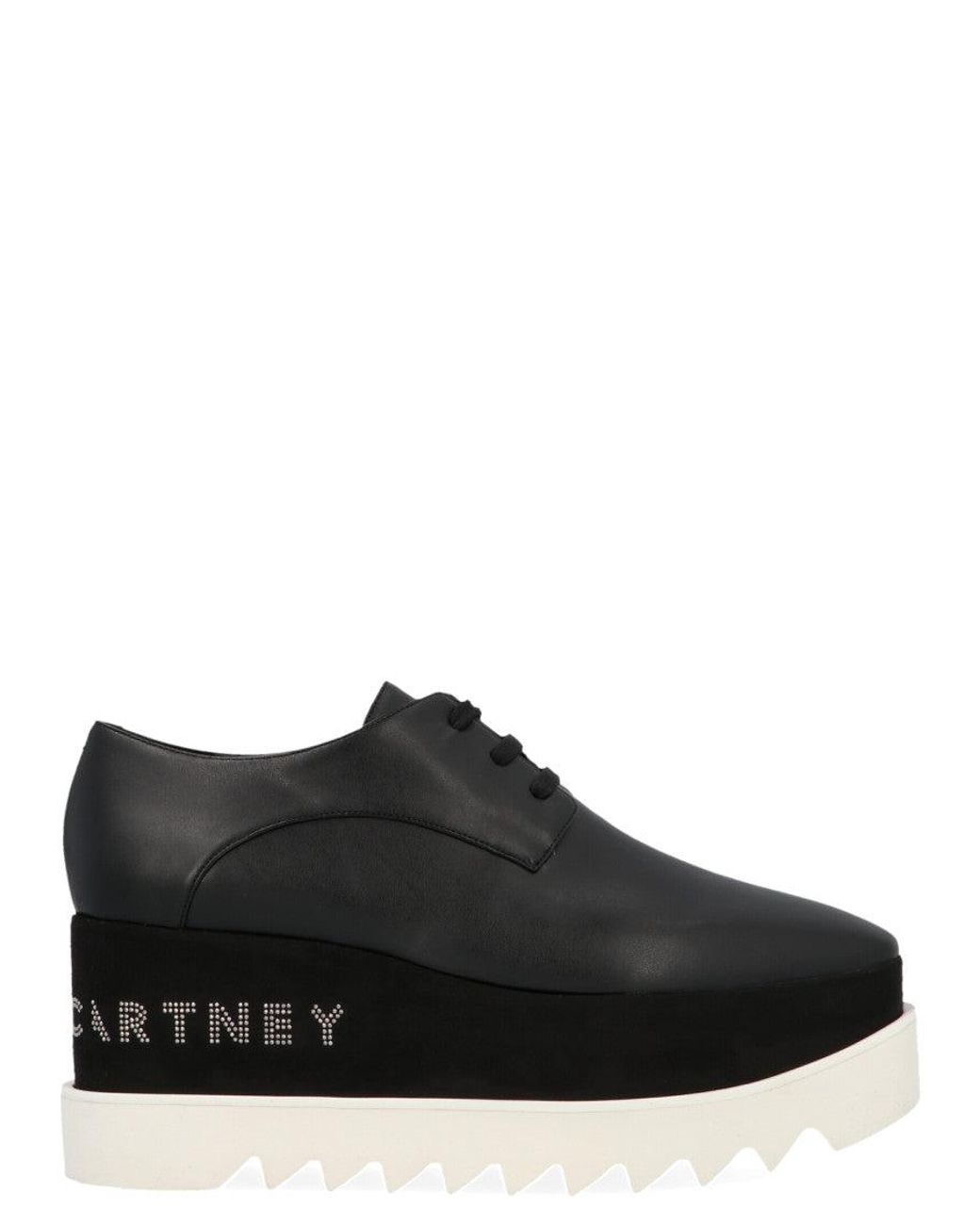 Stella McCartney Black Logo Sneakers
