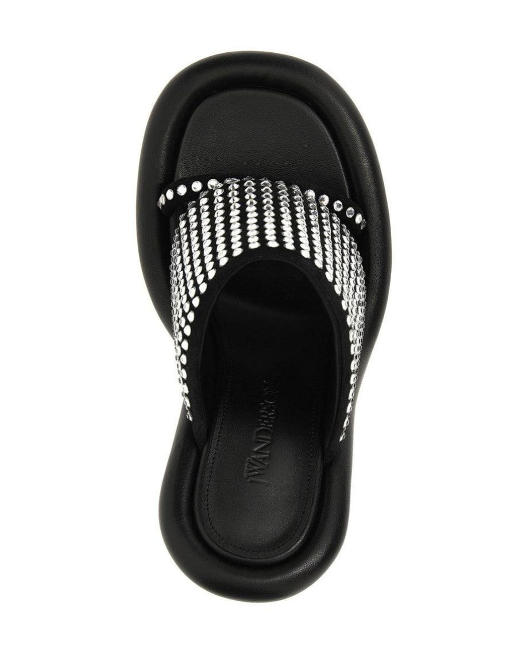 J.W. Anderson Black Bumber Crystal Heels
