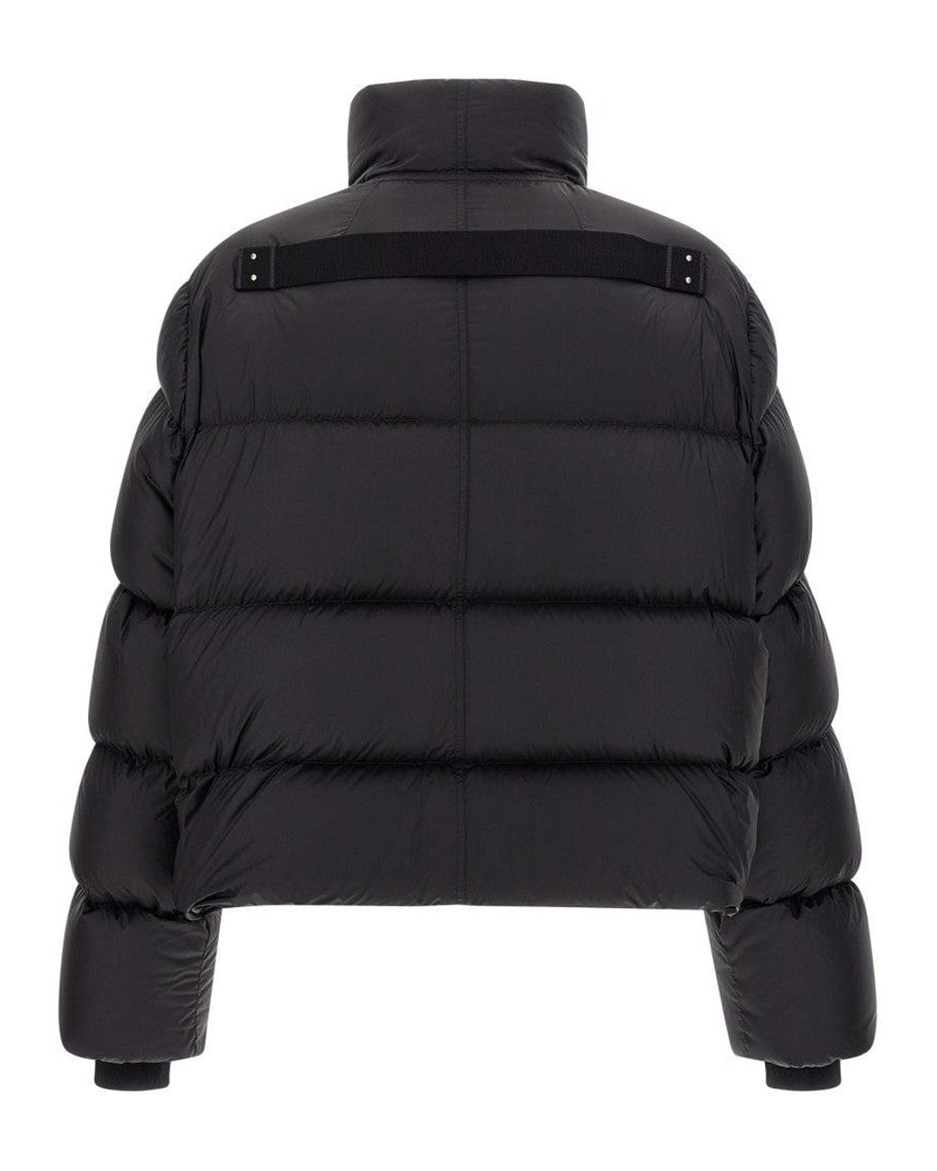 Rick Owens Black Turtle Cropped Down Jacket for men