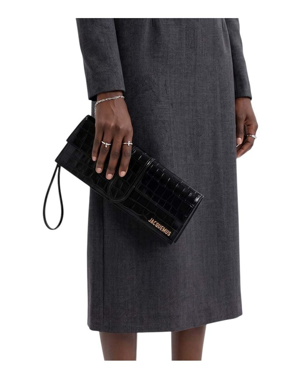 Jacquemus Black Le Pochette Bambino Clutch