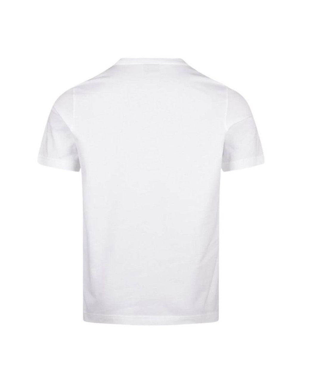 Paul Smith White Crew Neck T-Shirt for men