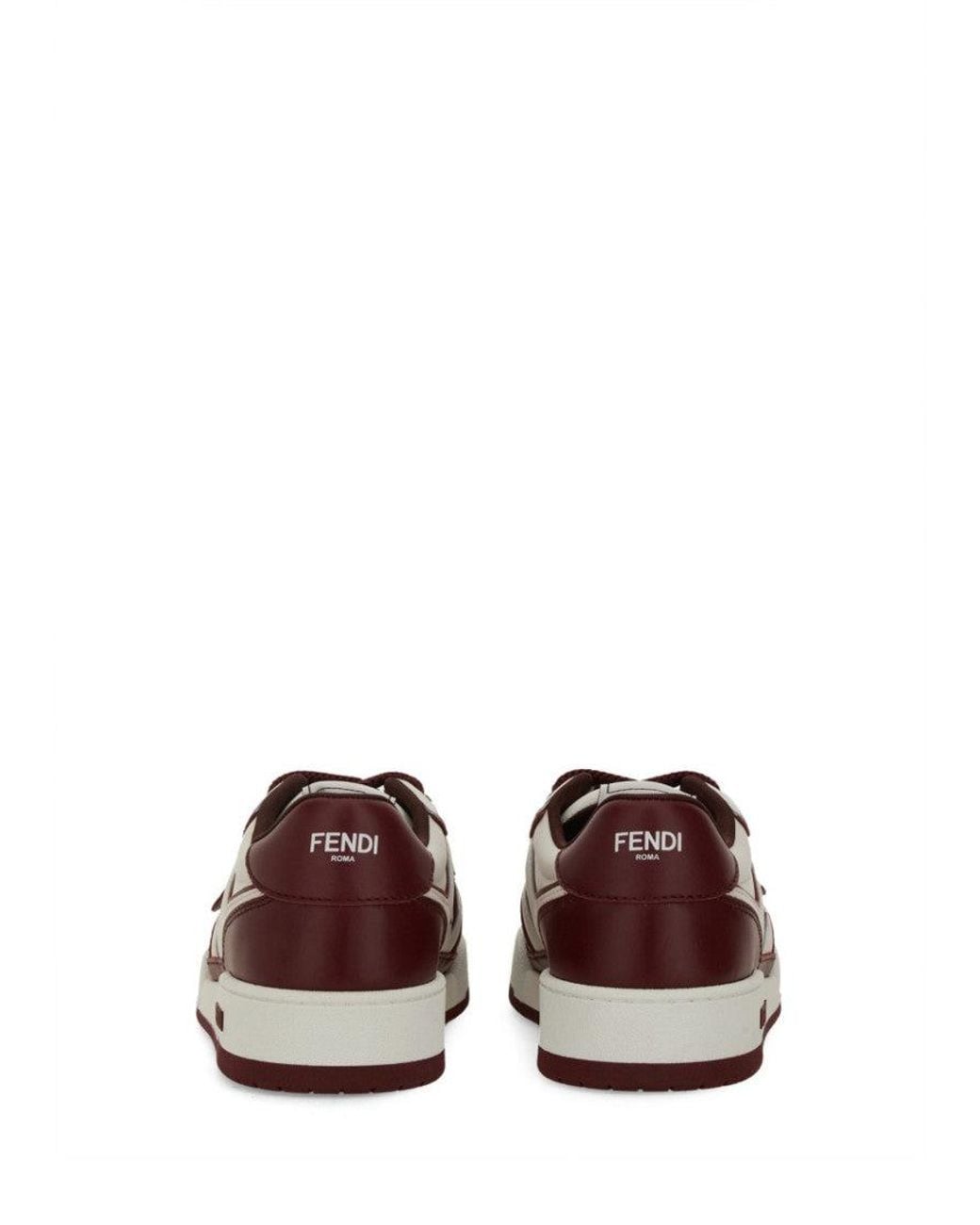 Fendi Brown Logo Match Sneakers