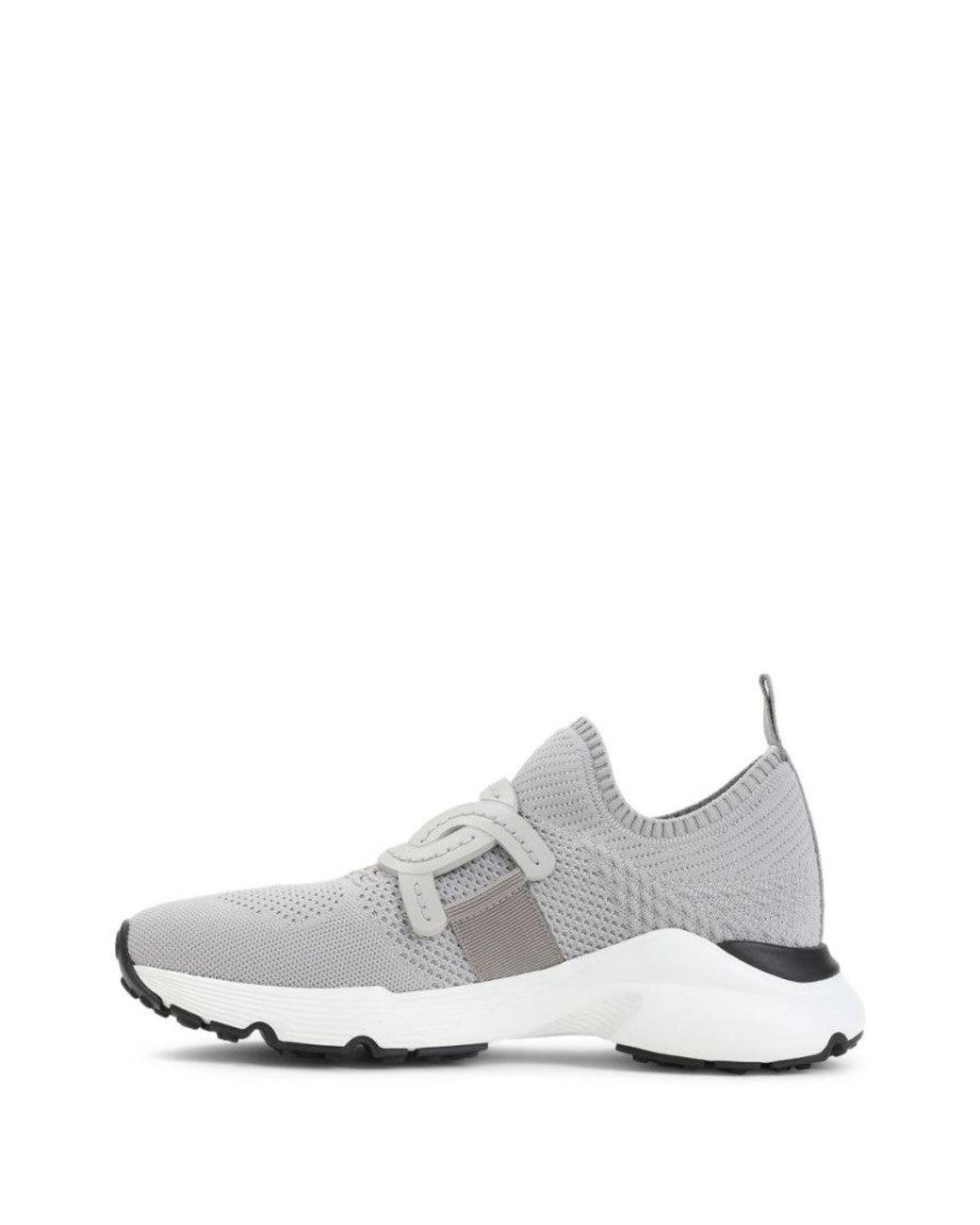 Tod's White Knitted Sneakers