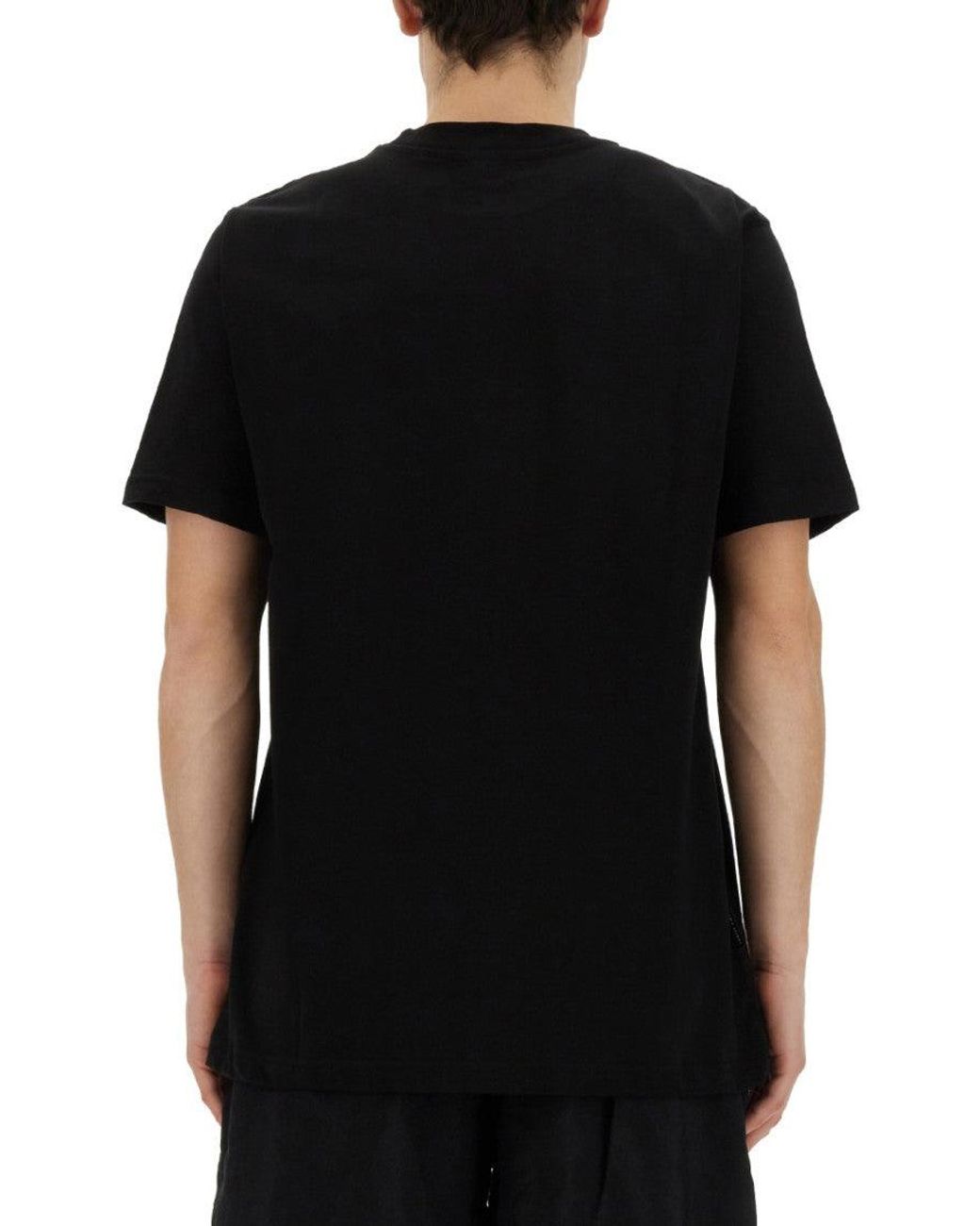 FAMILY FIRST Black Crew Neck T-Shirt for men
