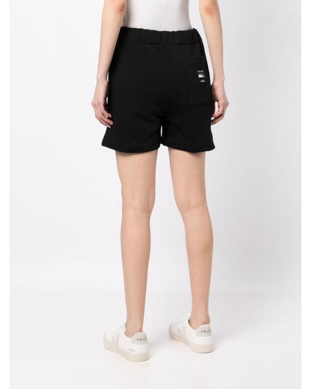 Joshua Sanders Black Smiley Logo Shorts