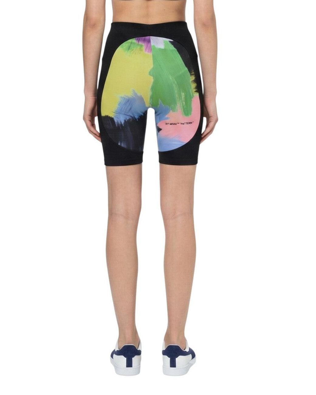 Off-White c/o Virgil Abloh Green Nylon Abstract Activewear