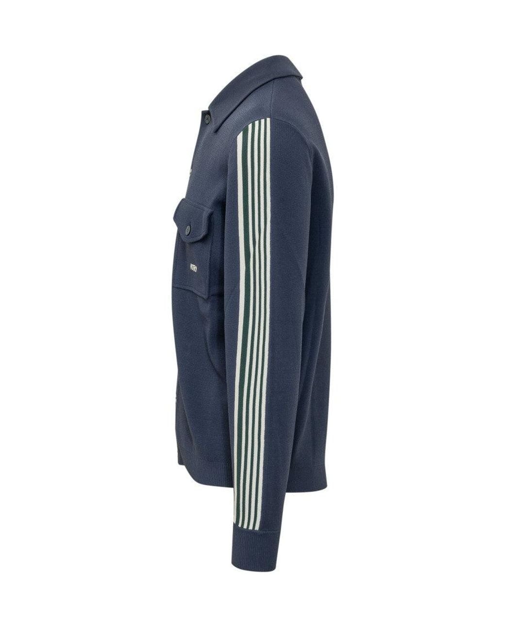 Autry Blue Stripes Shirt Jacket for men