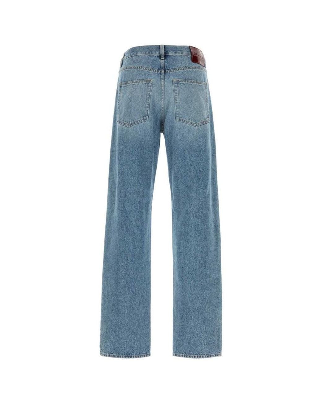 Gucci Blue Light Straight Jeans for men