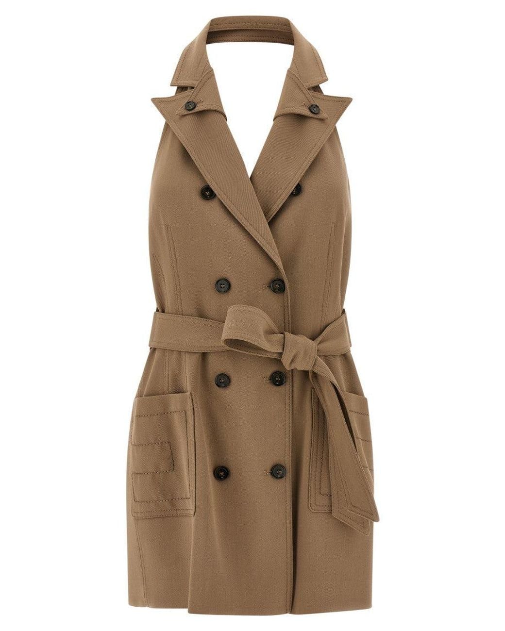 Elisabetta Franchi Natural Vest Dress