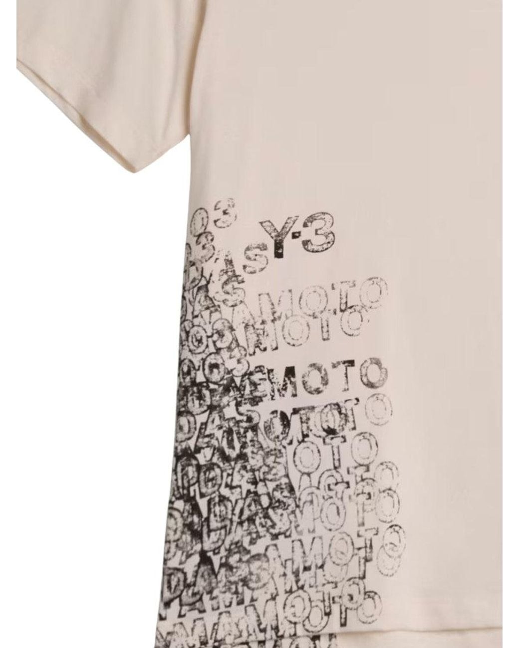 Y-3 White Gfx T-Shirt for men