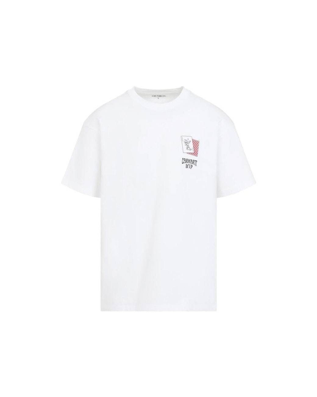 Carhartt White Graphic Logo T-Shirt for men